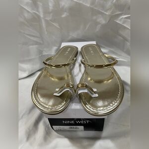 Nine West Gold Women's Sandals
